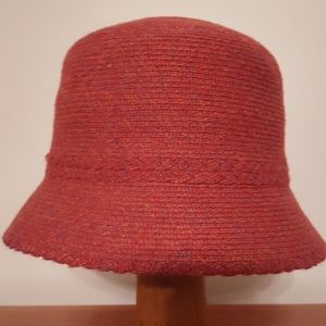 Pink multi bucket hat